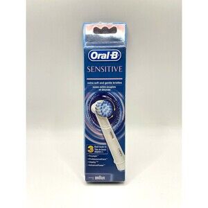 Oral-B Sensitive Gum Care Replacement Brush Heads, 3 PACK, Extra Soft Bristles